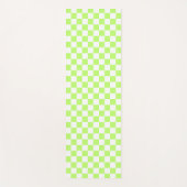 Classic visual lime checkerboard  yogamatte (Vorderseite)