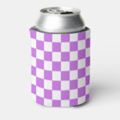 Classic visual magenta checkerboard  dosenkühler (Kanne Rückseite)