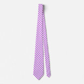 Classic visual magenta checkerboard  krawatte (Vorderseite)