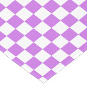 Classic visual magenta checkerboard  kurzer tischläufer (Ecke)