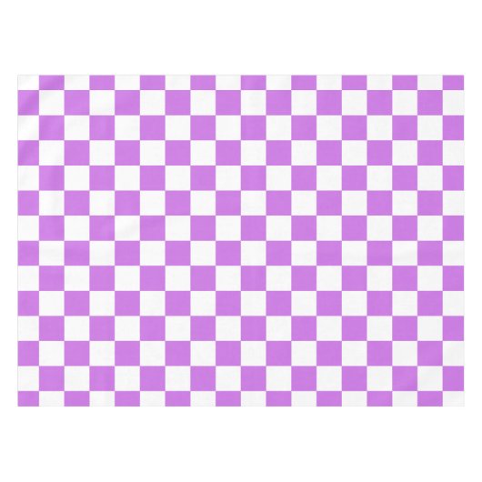 Classic visual magenta checkerboard tischdecke (Vorderseite (Horizontal))