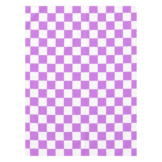 Classic visual magenta checkerboard  tischdecke (Vorderseite)