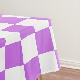 Classic visual magenta checkerboard  tischdecke