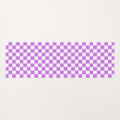 Classic visual magenta checkerboard  yogamatte (Rückseite (Horizontal))