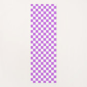 Classic visual magenta checkerboard  yogamatte (Vorderseite)