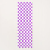 Classic visual magenta checkerboard  yogamatte (Rückseite)