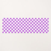 Classic visual magenta checkerboard  yogamatte (Vorderseite (Horizontal))