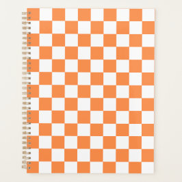 Classic visual orange checkerboard  planer