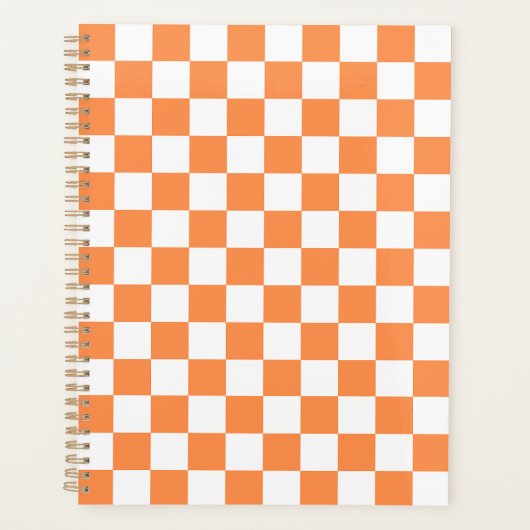 Classic visual orange checkerboard  planer (Vorderseite)