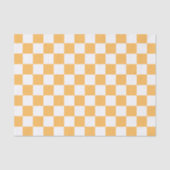 Classic visual peach checkerboard  seidenpapier (Vorderseite)