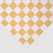 Classic visual peach checkerboard  seidenpapier (Ausschnitt)