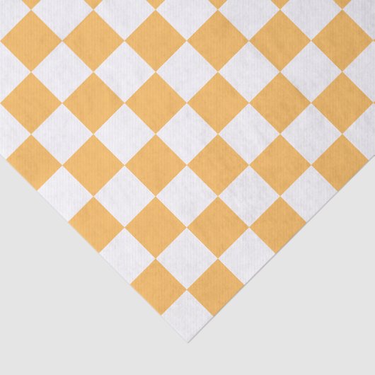 Classic visual peach checkerboard seidenpapier (Ausschnitt)