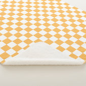 Classic visual peach checkerboard  sherpadecke (3/4)