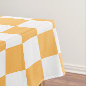 Classic visual peach checkerboard  tischdecke (Beispiel)