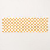 Classic visual peach checkerboard  yogamatte (Rückseite (Horizontal))