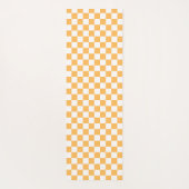 Classic visual peach checkerboard  yogamatte (Rückseite)