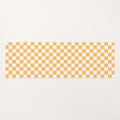 Classic visual peach checkerboard  yogamatte (Vorderseite (Horizontal))