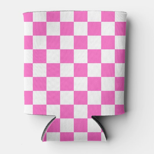 Classic visual pink checkerboard dosenkühler (Vorderseite)
