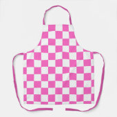 Classic visual pink checkerboard  schürze (Vorderseite)