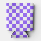 Classic visual purple checkerboard  dosenkühler (Vorderseite)