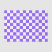 Classic visual purple checkerboard  seidenpapier (Vorderseite)