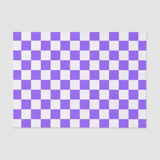 Classic visual purple checkerboard seidenpapier (Vorderseite)