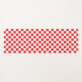 Classic visual red checkerboard  yogamatte (Rückseite (Horizontal))