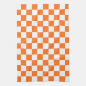 Classic visual salmon checkerboard  geschirrtuch (Vertikal)