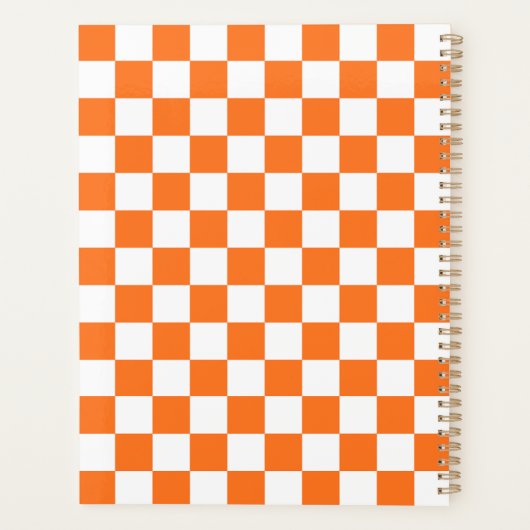Classic visual salmon checkerboard  planer (Rückseite)