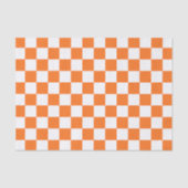 Classic visual salmon checkerboard  seidenpapier (Vorderseite)