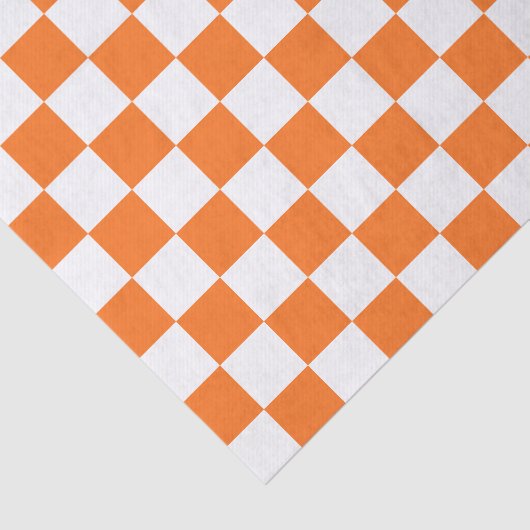 Classic visual salmon checkerboard  seidenpapier (Ausschnitt)
