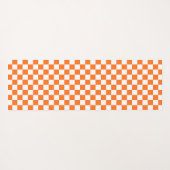 Classic visual salmon checkerboard  yogamatte (Rückseite (Horizontal))