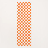 Classic visual salmon checkerboard  yogamatte (Vorderseite)