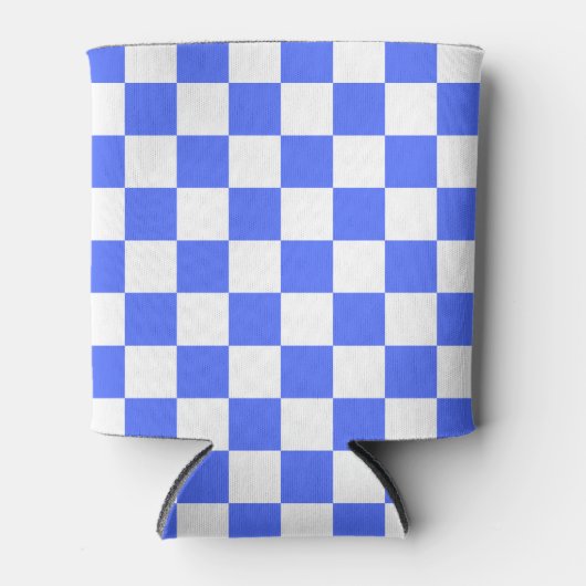 Classic visual sapphire checkerboard  dosenkühler (Vorderseite)