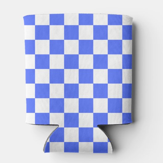 Classic visual sapphire checkerboard  dosenkühler (Rückseite)