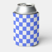 Classic visual sapphire checkerboard  dosenkühler (Kanne Rückseite)