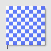 Classic visual sapphire checkerboard  gästebuch (Vorderseite)