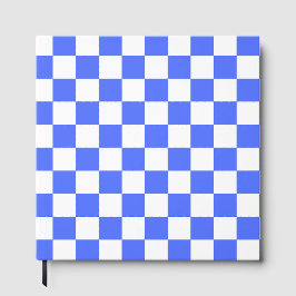 Classic visual sapphire checkerboard  gästebuch