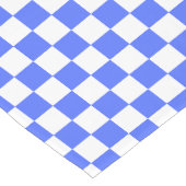 Classic visual sapphire checkerboard  kurzer tischläufer (Ecke)