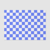Classic visual sapphire checkerboard  seidenpapier (Vorderseite)