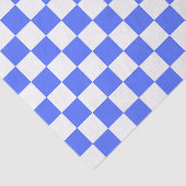 Classic visual sapphire checkerboard  seidenpapier (Ausschnitt)
