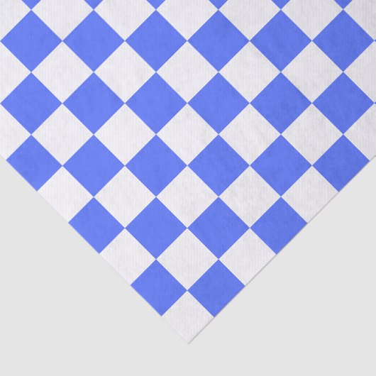 Classic visual sapphire checkerboard  seidenpapier (Ausschnitt)