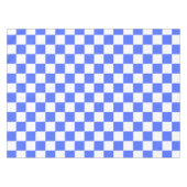 Classic visual sapphire checkerboard  tischdecke (Vorderseite (Horizontal))