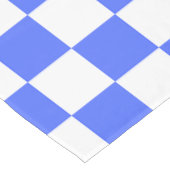 Classic visual sapphire checkerboard  tischdecke (Schrägansicht)