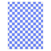 Classic visual sapphire checkerboard  tischdecke (Vorderseite)