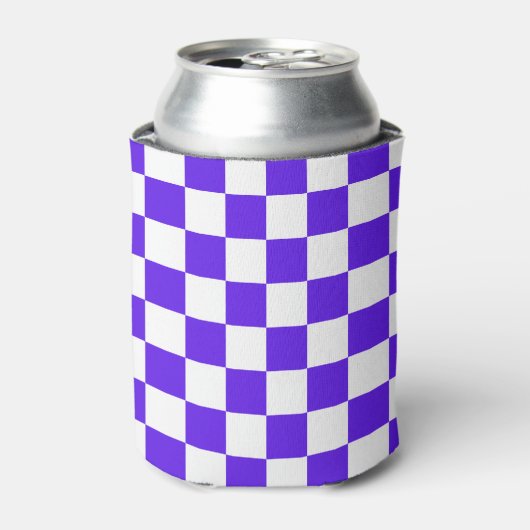 Classic visual violet checkerboard  dosenkühler (Kanne Vorderseite)