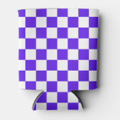 Classic visual violet checkerboard  dosenkühler (Vorderseite)