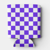 Classic visual violet checkerboard  dosenkühler (Rückseite)