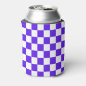 Classic visual violet checkerboard  dosenkühler (Kanne Rückseite)