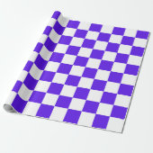 Classic visual violet checkerboard  geschenkpapier (Ungerollt)